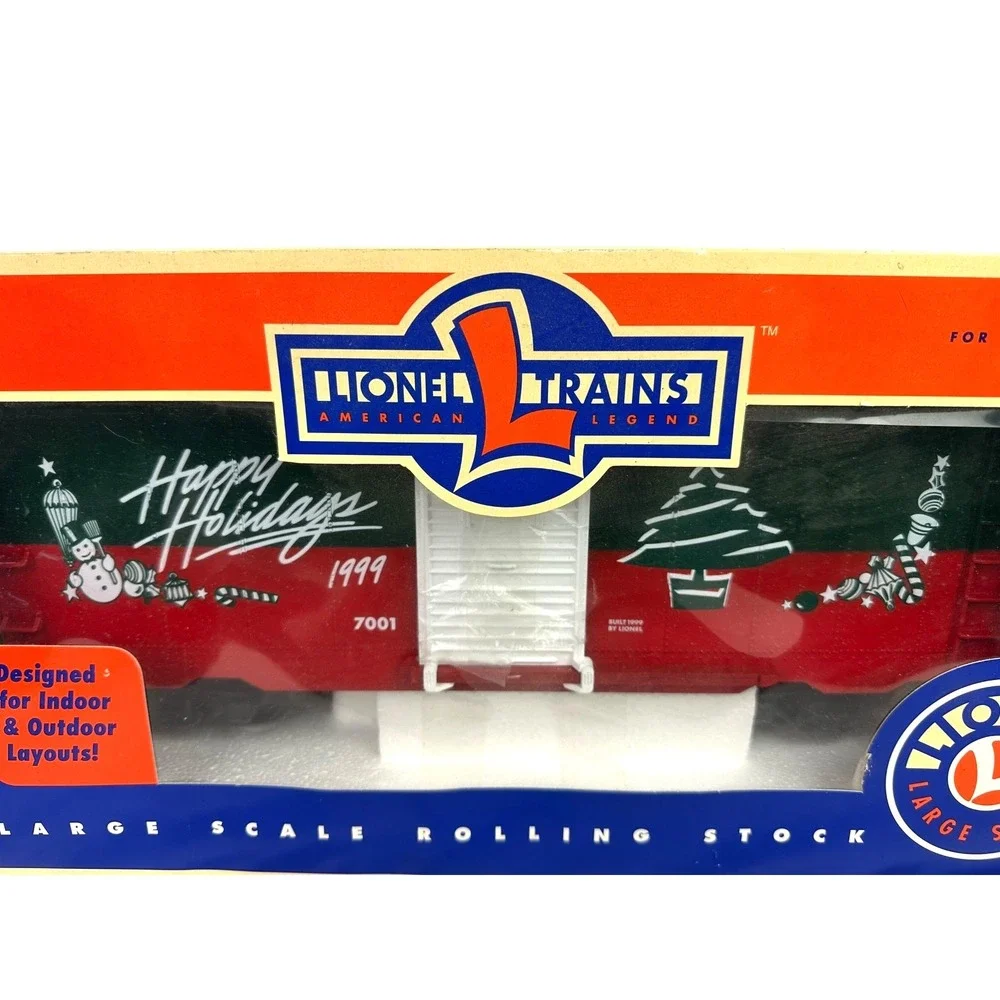 Lionel Large Scale Christmas Boxcar #8-87021 Rolling Stock 1999
